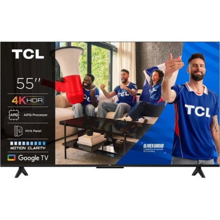 TCL 55P6K - TV LED 55 (139 cm) - 4K UHD 3840x2160 - HDR10+ - Google TV