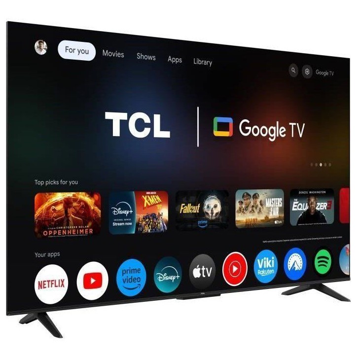 TCL 55P6K - TV LED 55 (139 cm) - 4K UHD 3840x2160 - HDR10+ - Google TV - 3xHDMI 2.1 - WiFi TCL 55P6K - TV LED 55 (139 cm) - 4K UHD 3840x2160 - HDR10+ - Google TV - 3xHDMI 2.1 - WiFi