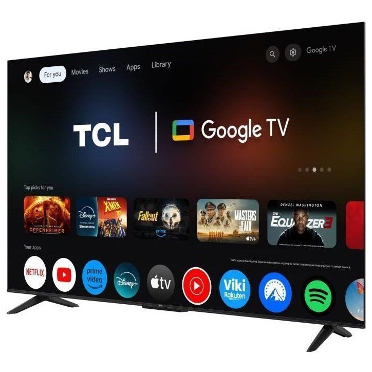 TCL 55P6K - TV LED 55 (139 cm) - 4K UHD 3840x2160 - HDR10+ - Google TV - 3xHDMI 2.1 - WiFi TCL 55P6K - TV LED 55 (139 cm) - 4K UHD 3840x2160 - HDR10+ - Google TV - 3xHDMI 2.1 - WiFi