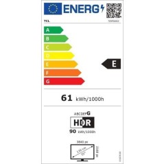 TCL 55P6K - TV LED 55 (139 cm) - 4K UHD 3840x2160 - HDR10+ - Google TV
