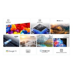 TCL 55P6K - TV LED 55 (139 cm) - 4K UHD 3840x2160 - HDR10+ - Google TV