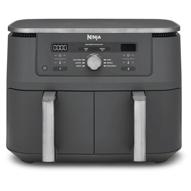 Friteuse sans huile - Ninja DZ400EU - 9,5L - 2 cuves Friteuse sans huile - Ninja DZ400EU - 9,5L - 2 cuves
