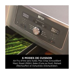 Friteuse sans huile - Ninja DZ400EU - 9,5L - 2 cuves