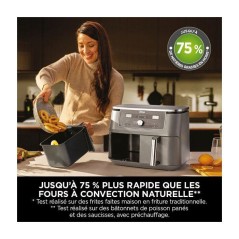 Friteuse sans huile - Ninja DZ400EU - 9,5L - 2 cuves