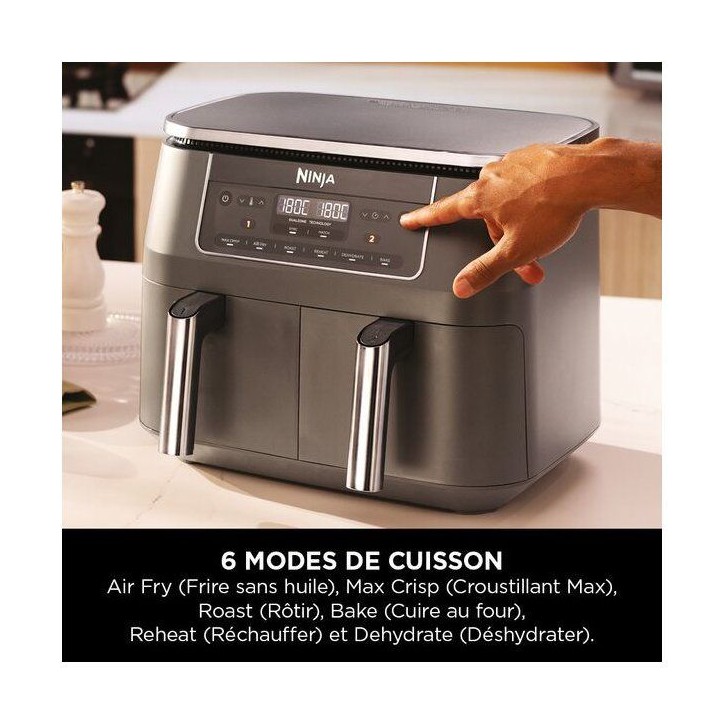 Friteuse sans huile NINJA - Foodi MAX DualZone - 7,6L - DZ300EU Friteuse sans huile NINJA - Foodi MAX DualZone - 7,6L - DZ300EU