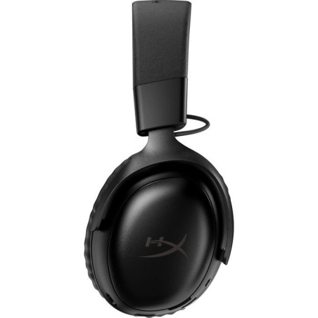 Casque Gamer Sans Fil HyperX Cloud III S Wireless noir pour PC Mac PS5 Mobile Switch.avec adaptateur USB-C vers USB-A, câble US