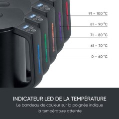 Bouilloire électrique 1,7L et température réglable - SEVERIN - WK34