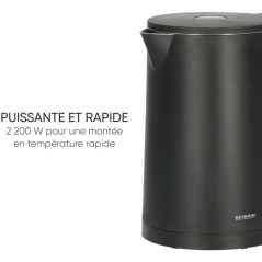 Bouilloire électrique 1,7L et température réglable - SEVERIN - WK34