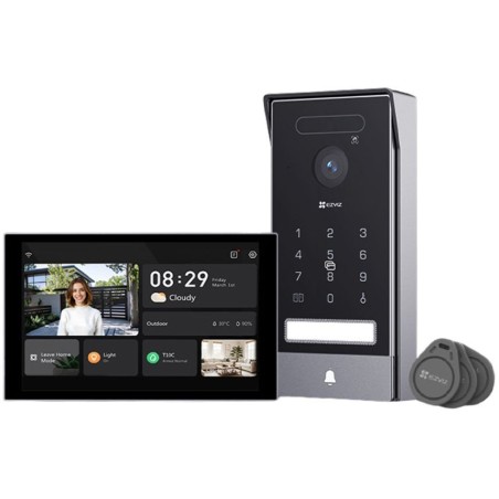 Visiophone - EZVIZ - HP7 PRO 4K - 2 fils - Ecran tactile 8