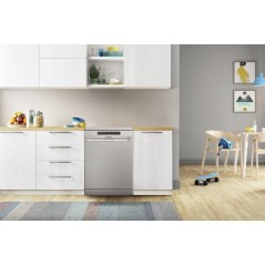 Lave-vaisselle pose libre INDESIT I3FL634OS - 14 couverts - L60cm - 44 dB - Autodoor - Silver