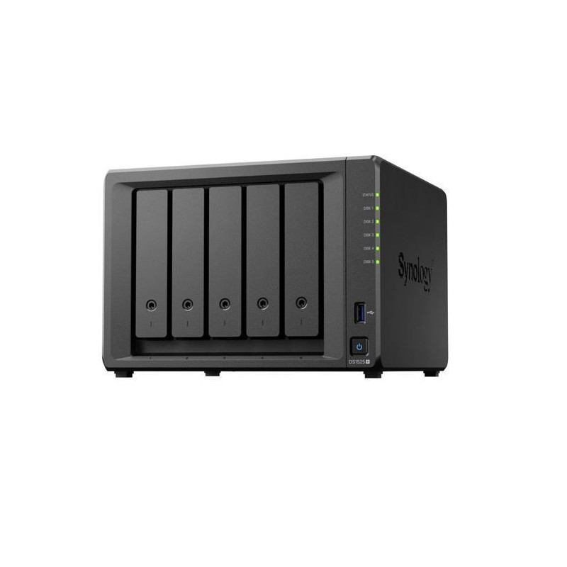 Serveur NAS - SYNOLOGY - DiskStation DS1525+ - 5 baies - 2 Go RAM