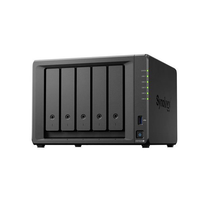 Serveur NAS - SYNOLOGY - DiskStation DS1525+ - 5 baies - 2 Go RAM Serveur NAS - SYNOLOGY - DiskStation DS1525+ - 5 baies - 2 Go RAM