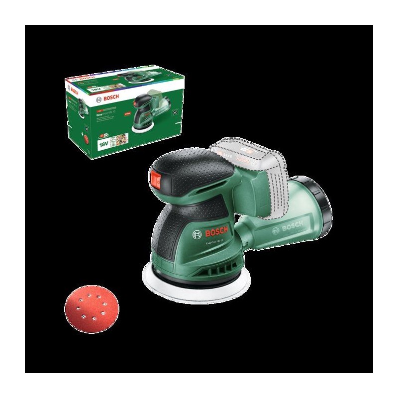 Ponceuse excentrique sans fil BOSCH - EasyOrbit 18V10 - 125mm - Sans a