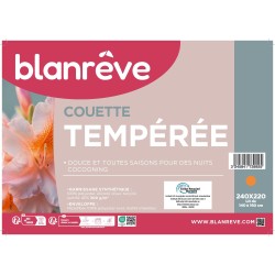 Couette - 240 x 220 cm - BLANREVE - Tempérée - 83g/m² - Motifs impr