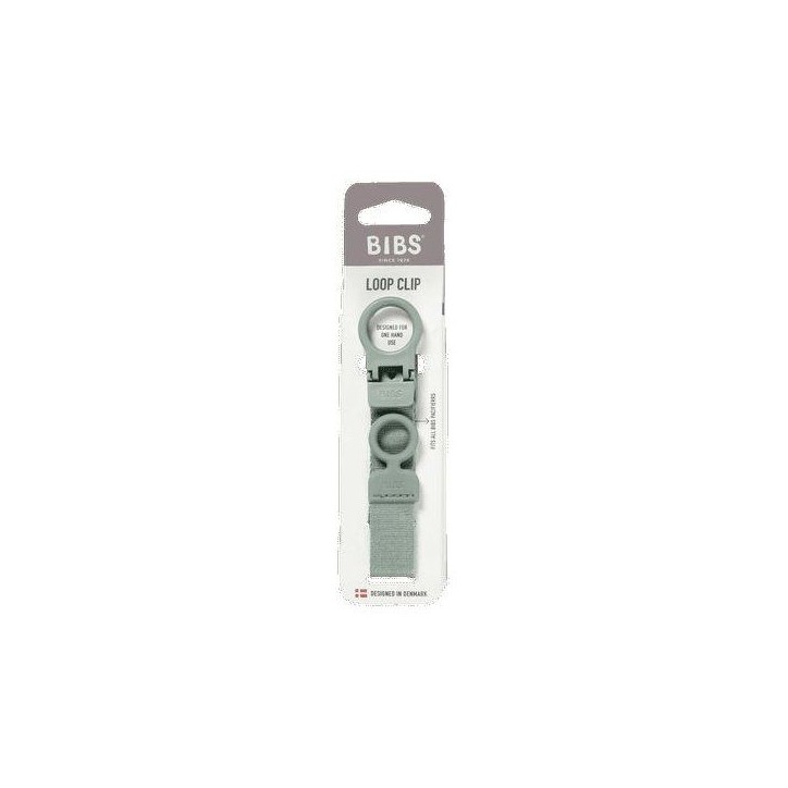 Attache sucette - BIBS - Clip Loop - Sage