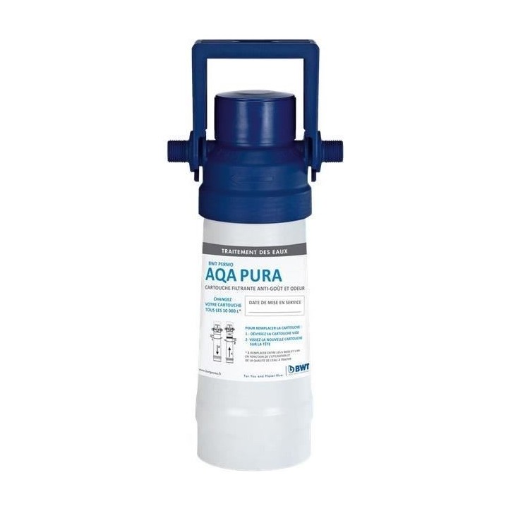 Filtre - BWT - AQA PURA - Filtre sous évier pour supprimer mauvais goût et odeurs Filtre - BWT - AQA PURA - Filtre sous évier pour supprimer mauvais goût et odeurs