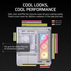 Boitier PC - CORSAIR - 3500X RSR ARGB Tempered Glass Mid-Tower - 3 ven