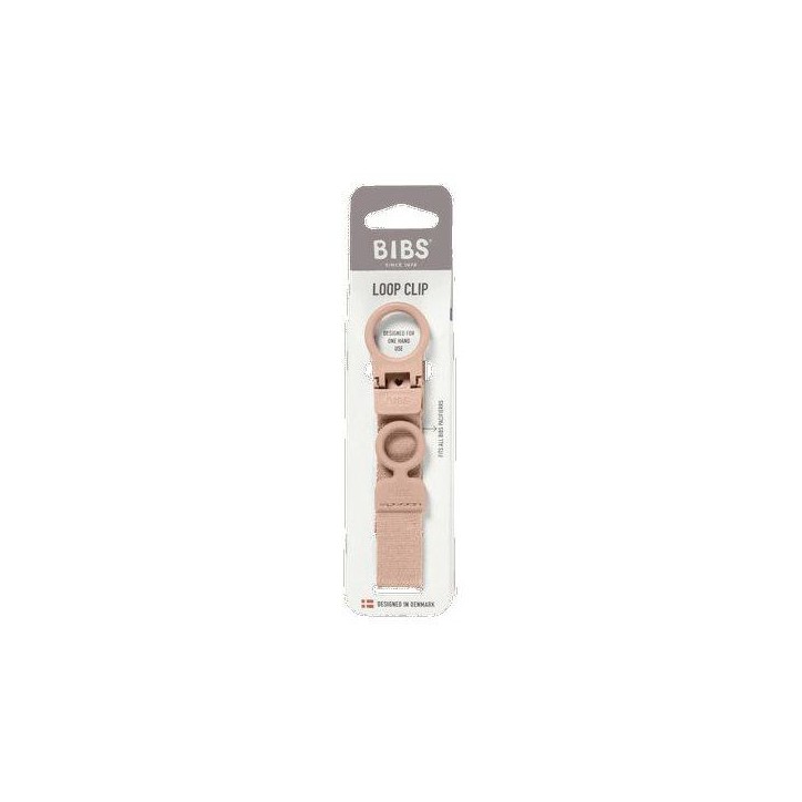 Attache sucette - BIBS - Clip Loop - Blush Attache sucette - BIBS - Clip Loop - Blush