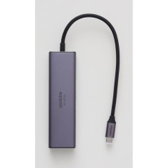 Hub USB-C 6 en 1 - UGREEN - Gris