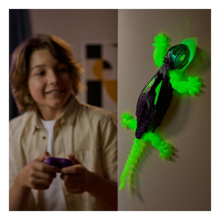 Gecko Radiocommande - Phosphorescent brille dans le noir - Hex Bots - Rechargeable par usb - Des 4ans Gecko Radiocommande - Phosphorescent brille dans le noir - Hex Bots - Rechargeable par usb - Des 4ans