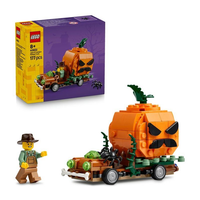 LEGO Set de construction Halloween - 40822 - Camionnette Jack-O'-Lante