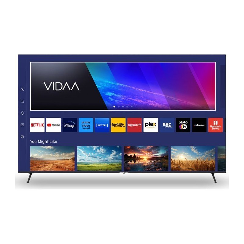 Schneider GMS75A2 - TV LED 75 (189 cm) - 4K UHD - Dolby Audio - Smart