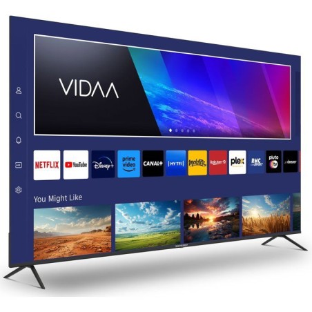 Schneider GMS75A2 - TV LED 75 (189 cm) - 4K UHD - Dolby Audio - Smart TV VIDAA - 3 HDMI - HDMI 2.0