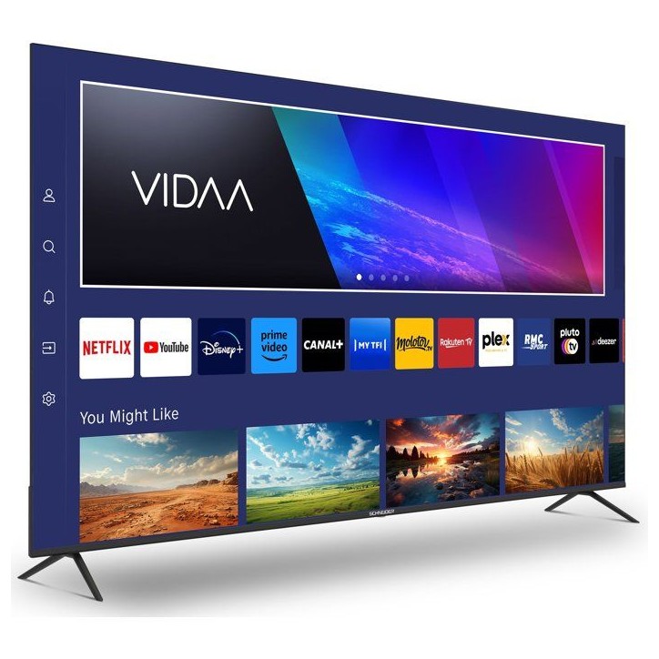 Schneider GMS75A2 - TV LED 75 (189 cm) - 4K UHD - Dolby Audio - Smart TV VIDAA - 3 HDMI - HDMI 2.0 Schneider GMS75A2 - TV LED 75 (189 cm) - 4K UHD - Dolby Audio - Smart TV VIDAA - 3 HDMI - HDMI 2.0