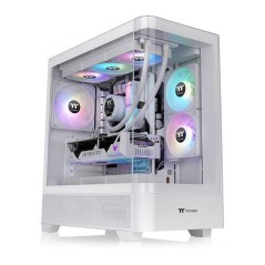 Boîtier PC sans alimentation - THERMALTAKE - View 290 TG ARGB Snow -