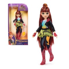 SPINMASTER Unicorn Academy - Poupée Valentina 24 cm - 9 articulations, chevelure a coiffer, brosse et vetements inclus - Des 4