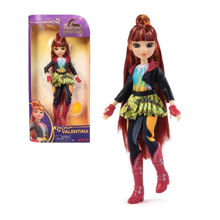 SPINMASTER Unicorn Academy - Poupée Valentina 24 cm - 9 articulations, chevelure a coiffer, brosse et vetements inclus - Des 4 SPINMASTER Unicorn Academy - Poupée Valentina 24 cm - 9 articulations, chevelure a coiffer, brosse et vetements inclus - Des 4
