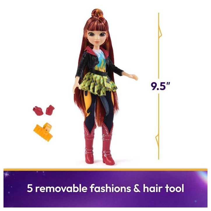SPINMASTER Unicorn Academy - Poupée Valentina 24 cm - 9 articulations, chevelure a coiffer, brosse et vetements inclus - Des 4 SPINMASTER Unicorn Academy - Poupée Valentina 24 cm - 9 articulations, chevelure a coiffer, brosse et vetements inclus - Des 4