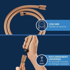 Flexible de douche - GROHE - Silverflex TwistStop