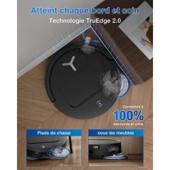ECOVACS T50 Omni GEN2 - Robot Aspirateur Laveur - 21000Pa - ZeroTangle