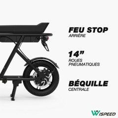 Trottinette électrique - WISPEED - WIMOB Scoot - Noir