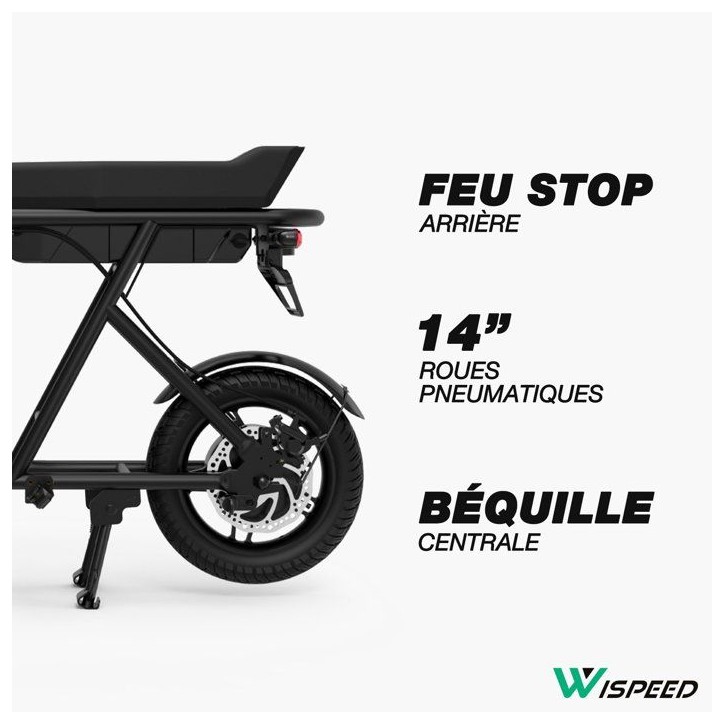 Trottinette électrique - WISPEED - WIMOB Scoot - Noir