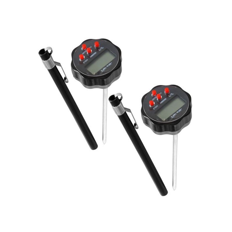Ensemble de 2 Thermometres de cuisson digital - FACKELMANN