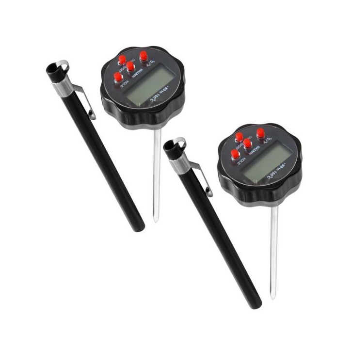 Ensemble de 2 Thermometres de cuisson digital - FACKELMANN