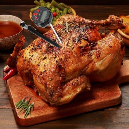 Ensemble de 2 Thermometres de cuisson digital - FACKELMANN
