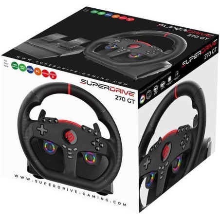 Volant gaming - SUBSONIC - Double joysticks LED - PS4 PC Switch Switch 2 Xbox One Xbox Series