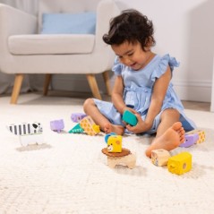 Blockables Les Animaux de la Savane Melissa & Doug - 34 Pieces en Bois