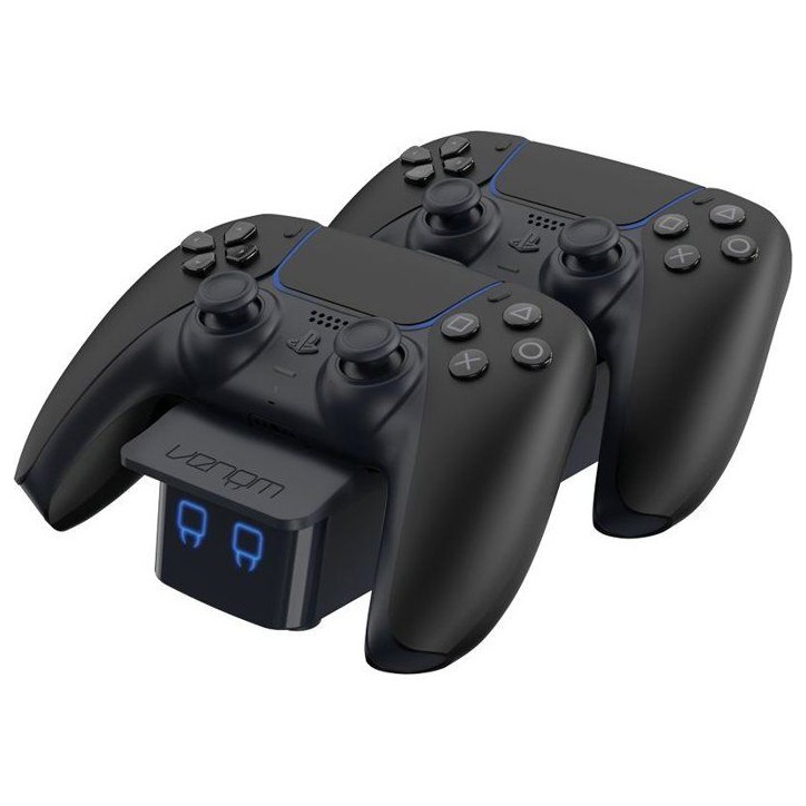 Station de charge double - VENOM - pour manettes PS5 - Noir