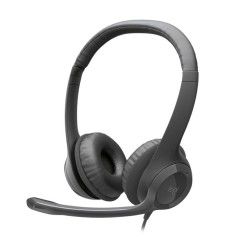 Casque - Filaire - Logitech - H390 - USB-C - Noir