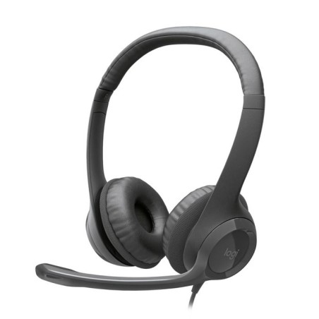 Casque - Filaire - Logitech - H390 - USB-C - Noir