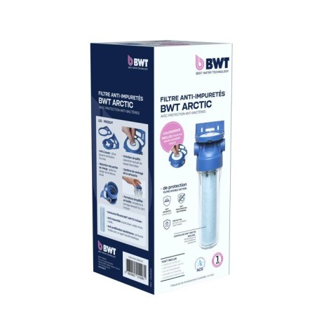 Station antitartre duplex - BWT - PUREPHOS - 4-en-1 - Cartouches ARCTIC 20 µm + PURESILI