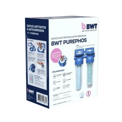 Station antitartre duplex - BWT - PUREPHOS - 4-en-1 - Cartouches ARCTI