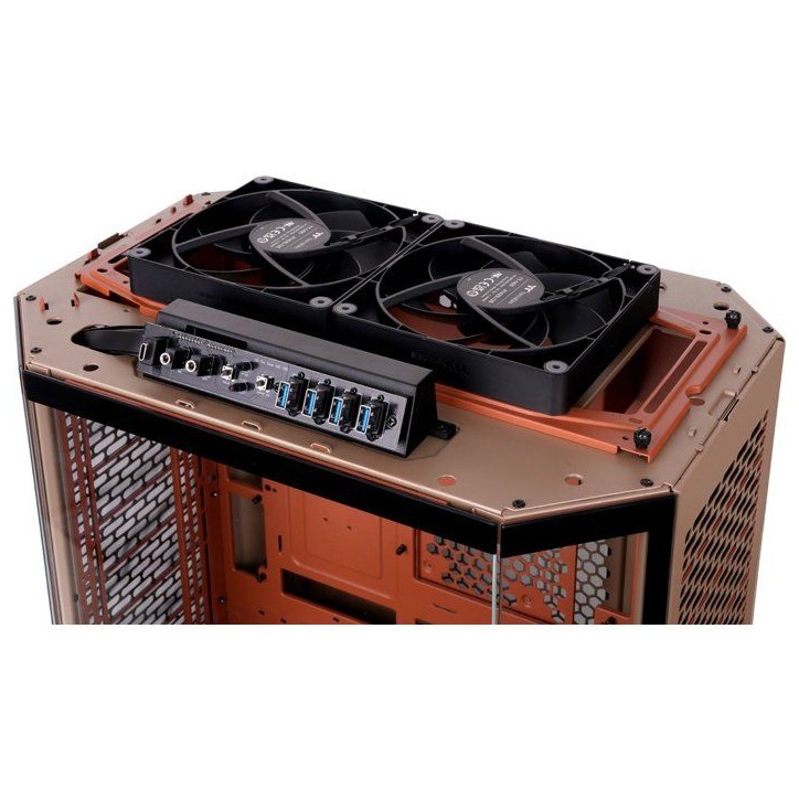 Boîtier PC sans alimentation - THERMALTAKE - The TOWER 600 - Moyen tour - Format ATX - 2x140mm inclus - Gravel sand