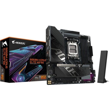 Carte mere - GIGABYTE - B850M AORUS ELITE WF6E - Format Micro-ATX - Ch