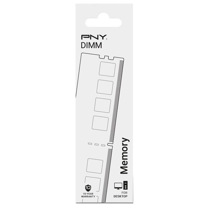 Module mémoire - PNY - MD8GSD43200-SB - DDR4 - 3200MHz - 8Go Module mémoire - PNY - MD8GSD43200-SB - DDR4 - 3200MHz - 8Go