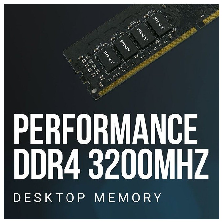 Module mémoire - PNY - MD8GSD43200-SB - DDR4 - 3200MHz - 8Go Module mémoire - PNY - MD8GSD43200-SB - DDR4 - 3200MHz - 8Go